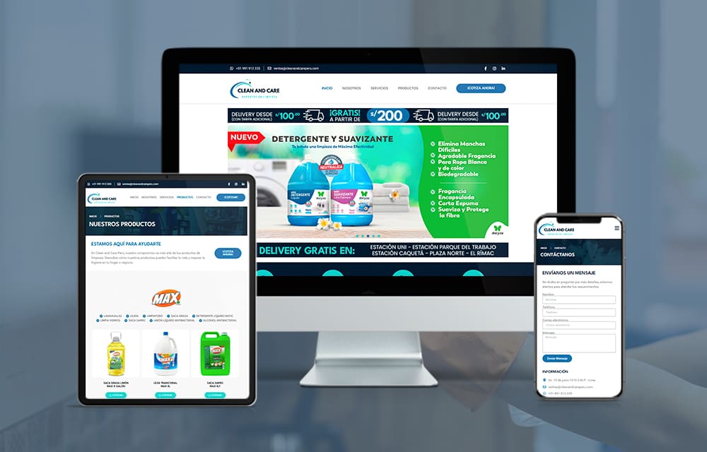 portafolio aura catalogo virtual Clean and Care Portada