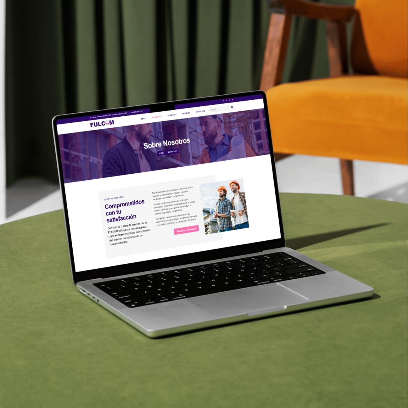 portafolio aura sitio web Fulcom 2