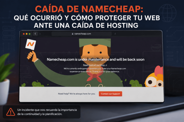 caida de namecheap